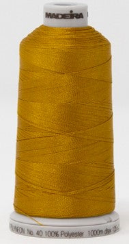 60 weight poly embroidery thread  green gold