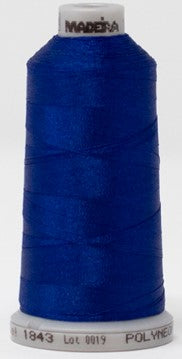 60 weight poly embroidery thread blue