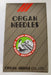 Organ 15x1STBPPD | Flat-Sided Shank | Large Eye | Ball Point | Home Embroidery Needle | Titanium | 100/bx