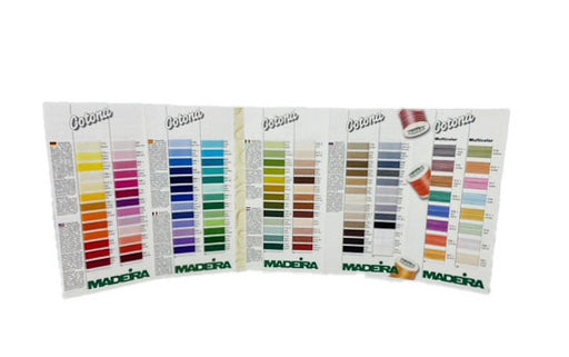 Madeira Cotona Cotton Thread Printed Color Card