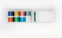 Madeira Metallic 40 Machine Embroidery Thread | 8 x 220 Yards | Small Clear Acrylic Case |Opal | Assortment | 8010