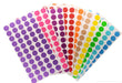 Multi-Colored Removable Embroidery Placement Dot Stickers - 550 pcs