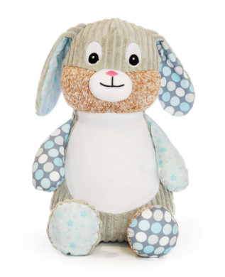 embroiderable bunny blue