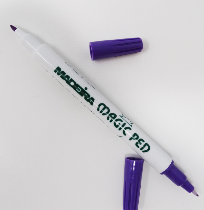 Madeira Magic Disappearing Marking Pen - Dual Tip Purple