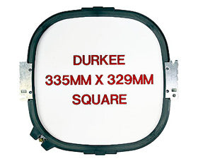 Durkee Tajima Compatible Hoop: 335mm (12"x12") Square - 360 Sewing Field