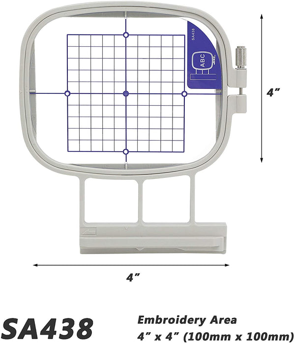 SA438 (EF74): 4" x 4" Medium Embroidery Machine Hoop