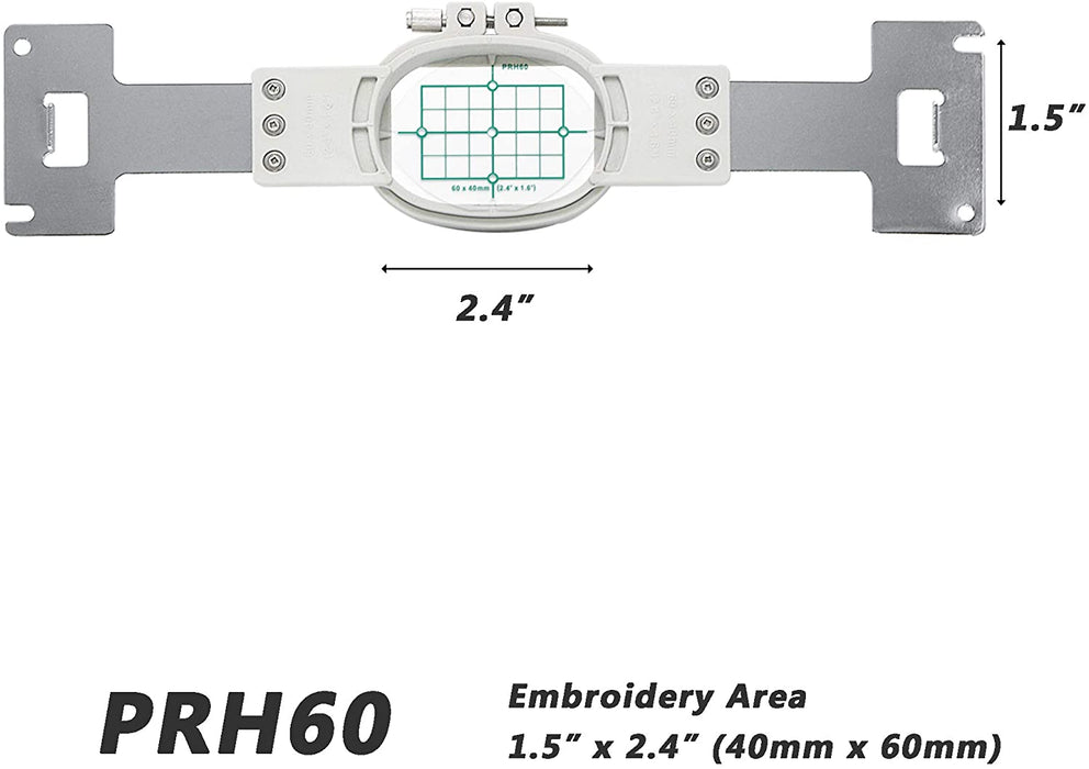 PRH60 (EPF60)  1.6" x 2.4" (40x60mm) Embroidery Hoop