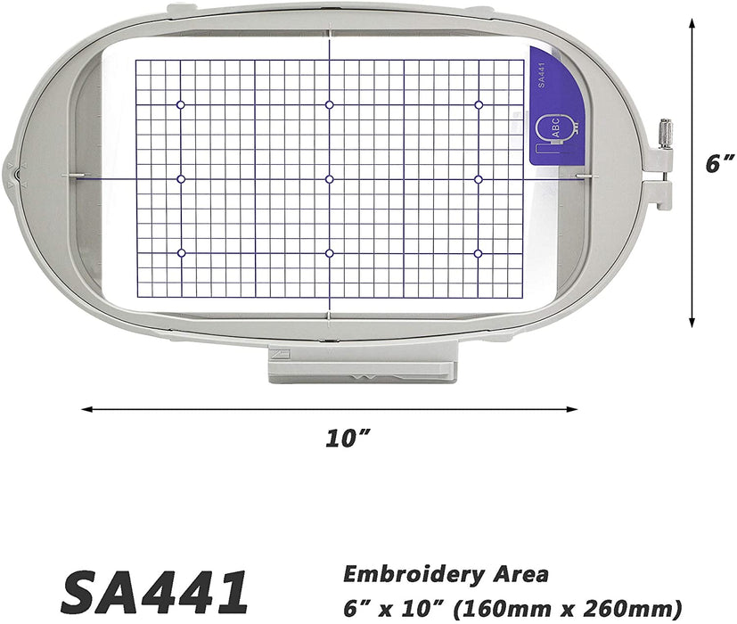 SA441 (EF81): 6" x 10" Extra Large Embroidery Machine Hoop