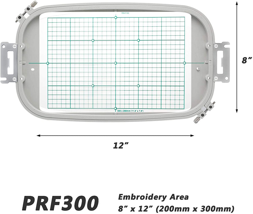 PRF300 (BMP-FF ) 8" x 12" (200x300mm) Flat Frame Hoop