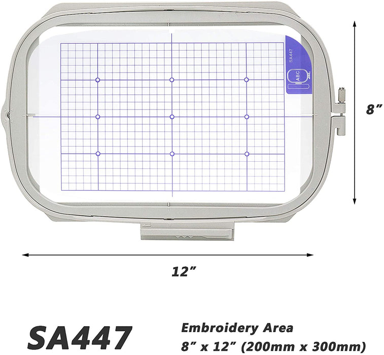 SA447 (EF92):  8" x 12" Embroidery Machine Hoop