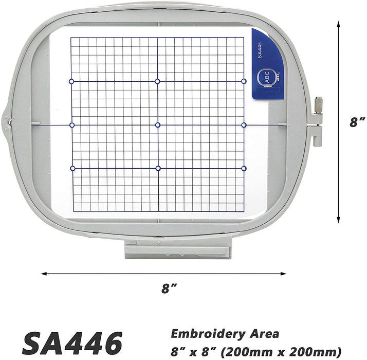SA446 (EF91):  8" x 8" Embroidery Machine Hoop
