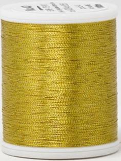 Madeira FS Metallic #40 Embroidery Thread - Spools 1,100 yds Gold 4 - Color 4004