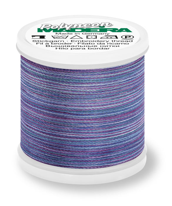 Madeira Polyneon 40 | Machine Embroidery Thread | Variegated | 220 Yards | 9845-1508 | Lavender