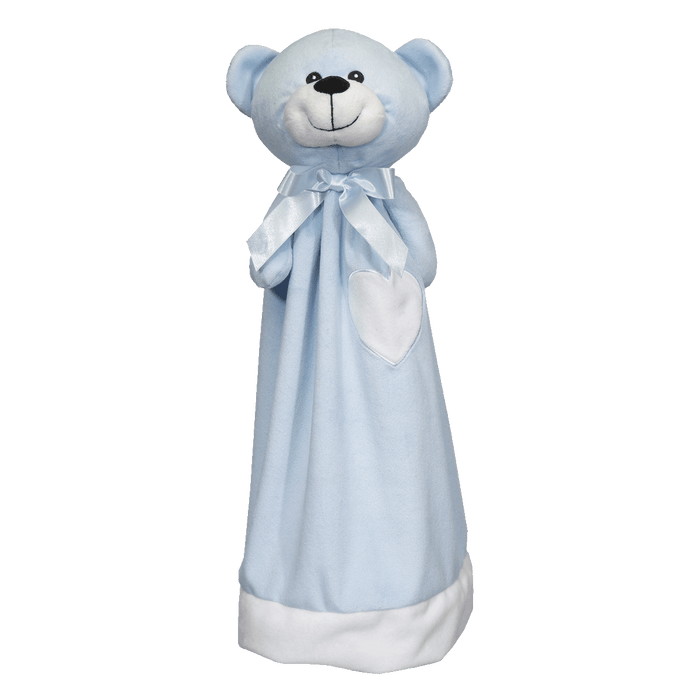 61098BL 20" EB Blanket Baby Blue Bear