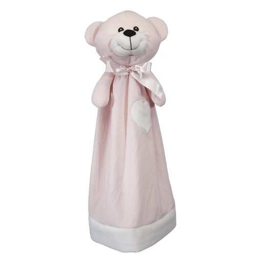 61001 EB Blankey Baby Pink Bear