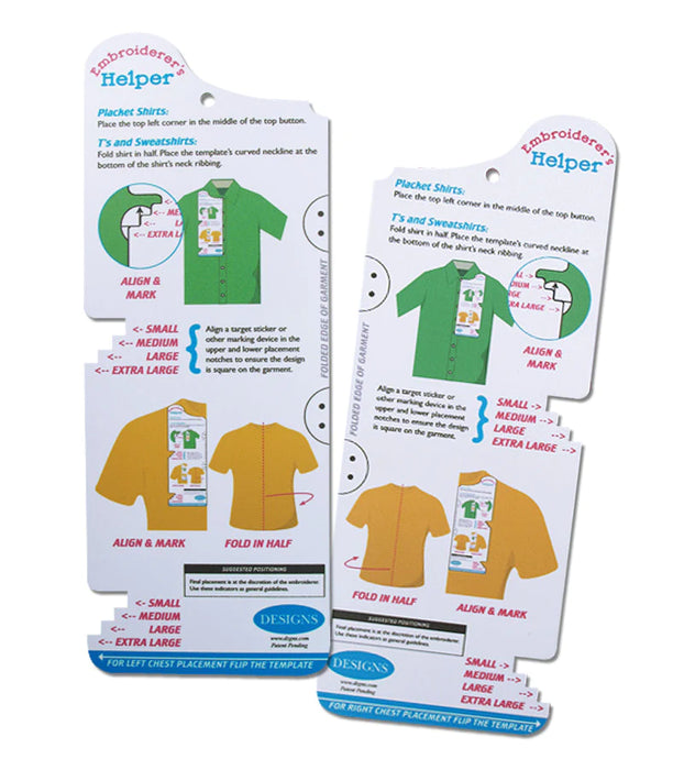 Embroiderer's Helper Placement Tool