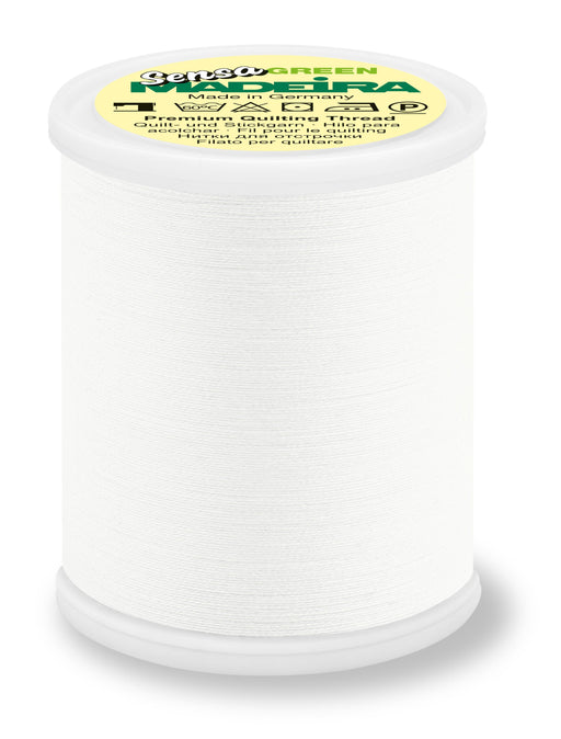Madeira Sensa Green 40 | Quilting and Machine Embroidery Thread | 1100 Yards | 9390-071 | Natural