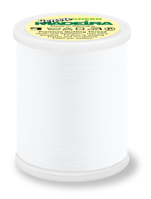 Madeira Sensa Green 40 | Quilting and Machine Embroidery Thread | 1100 Yards | 9390-105 | Fluorescent White