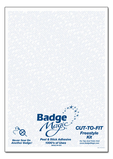 Badge Magic Patch/Fabric Adhesive - Cut-To-Fit Sheet