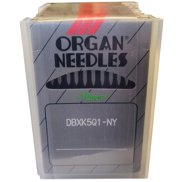 Organ NY DBxK5Q1NY | Round Shank | Large Eye | Ball Point | Commercial Embroidery Needle | Tapered Blade - Extra Strength | 100/bx