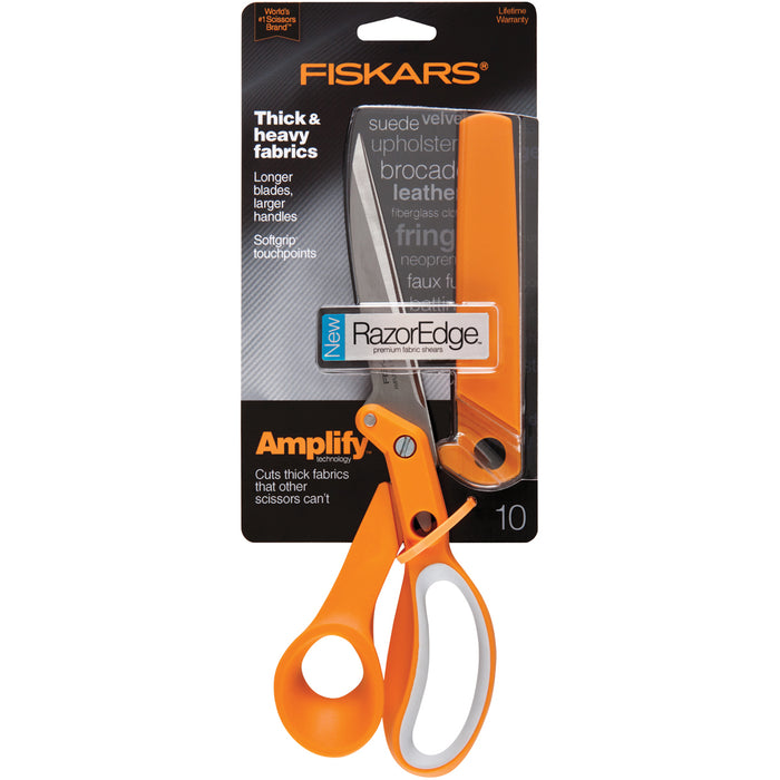 Fiskars Scissors: Amplify RazorEdge Fabric Shears 10"