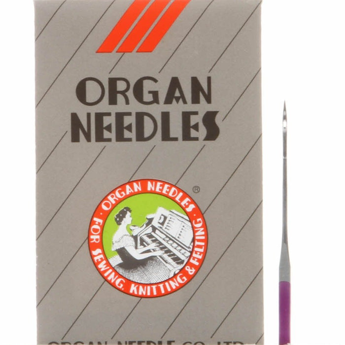 Organ HLx5 | Flat-Sided Shank |  Sharp Point | Heavy Duty Needle | 100/Box  | Clearance Product - Originally $30.95