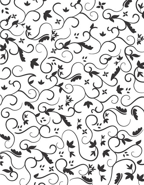 Quick Stitch Embroidery Paper: Leaf Swirl