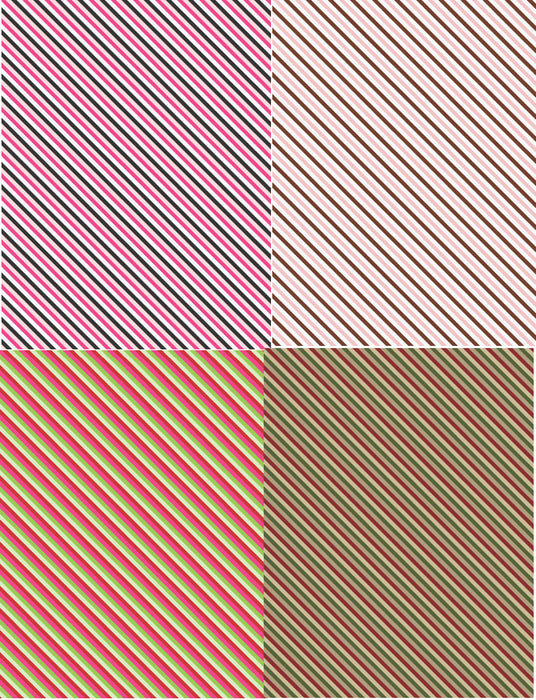 Quick Stitch Embroidery Paper: Diagonal Stripe