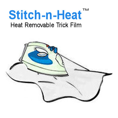 Stitch-n-Heat™ SNHR | Stitch-n-Heat (Melt Away Heat Film) | Heat Activated | Melt Away | Clear | Rolls | light weight