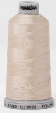60 weight poly embroidery thread beige