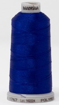 60 weight poly embroidery thread blue