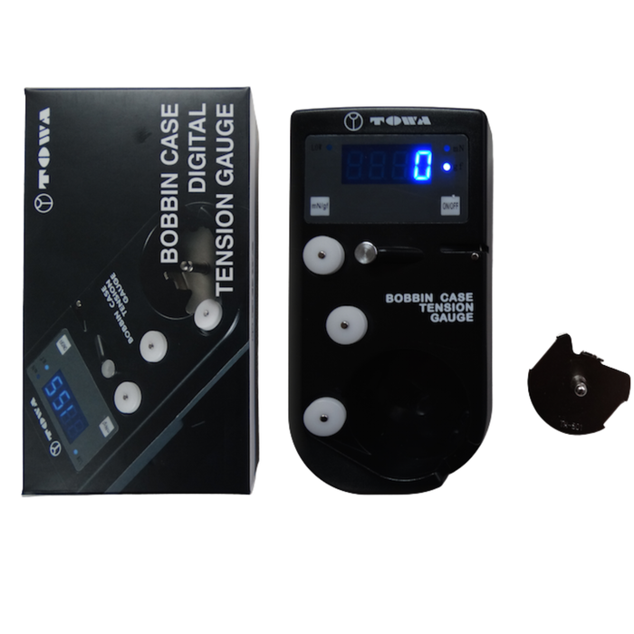 Towa® Digital Bobbin Case and Top Thread Tension Gauge with L Style Bobbin Insert