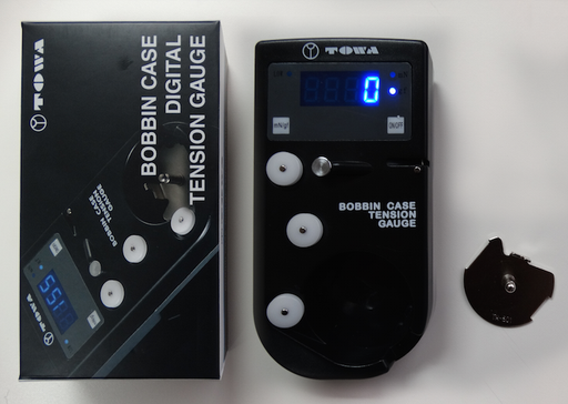 Towa® Digital Bobbin Case and Top Thread Tension Gauge WITH L Style Bobbin Insert