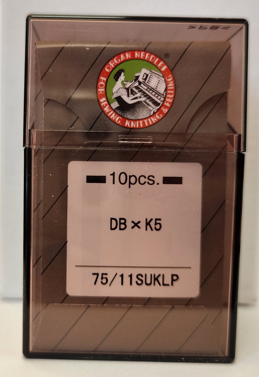 Organ DBK5BPLP | Round Shank | Large Eye | Ball Point | Commercial Embroidery Needle | LP (COOL-SEW) | 100/bx 75/11