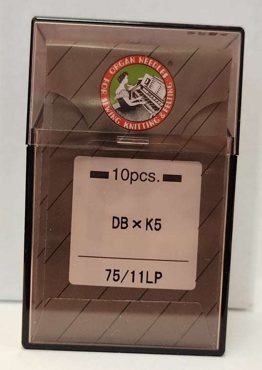 Organ DBK5LP | Round Shank | Large Eye | Sharp Point | Commercial Embroidery Needle | LP (COOL-SEW) | 100/bx 75/11