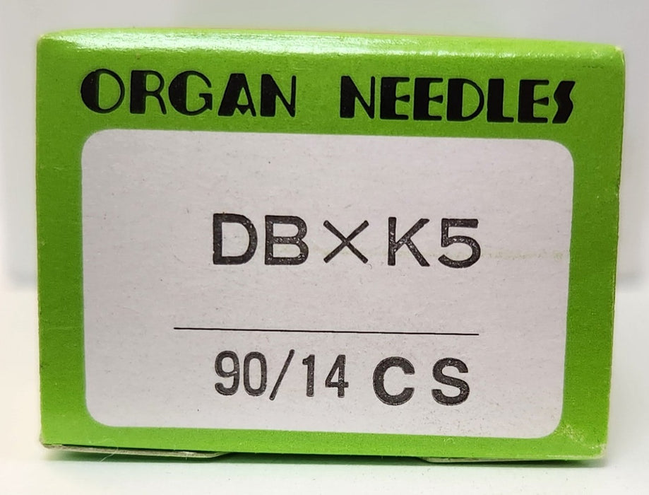 Organ DBK5LP | Round Shank | Large Eye | Sharp Point | Commercial Embroidery Needle | LP (COOL-SEW) | 100/bx 90/14