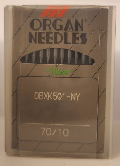 Organ NY DBxK5Q1NY | Round Shank | Large Eye | Ball Point | Commercial Embroidery Needle | Tapered Blade - Extra Strength | 100/bx 70/10