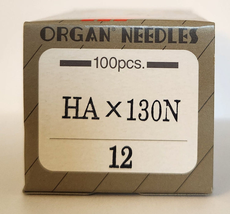 Organ HAx130N | Flat-Sided Shank |  Sharp Point | Top Stitch Needle | 100/Box | Clearance Product - Originally $42.85 12