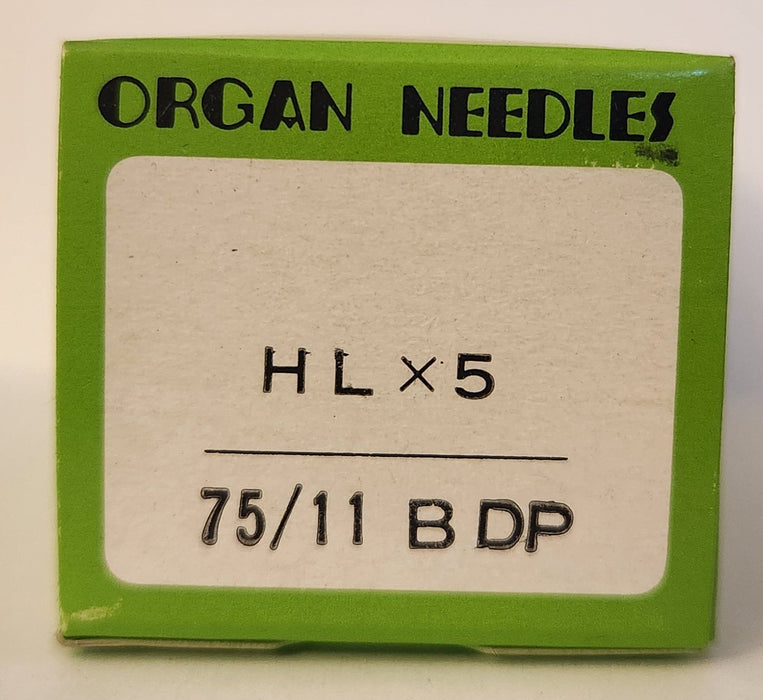 Organ HLx5BP | Flat-Sided Shank | Ball Point | Heavy Duty Needle | 100/Box  | Clearance Product - Originally $30.95 75/11