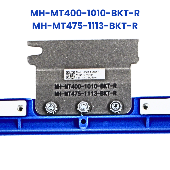 11X13" Magnetic Mighty Hoop™ with Melco 475 Bracket (arms)