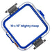 10X10" Magnetic Mighty Hoop™ with Barudan QS380 Bracket (arms)