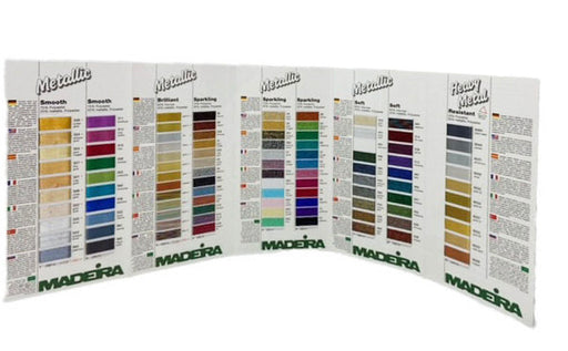 Merinda Color Code Madeira Machine Embroidery Thread Color Card Charts — AllStitch ...
