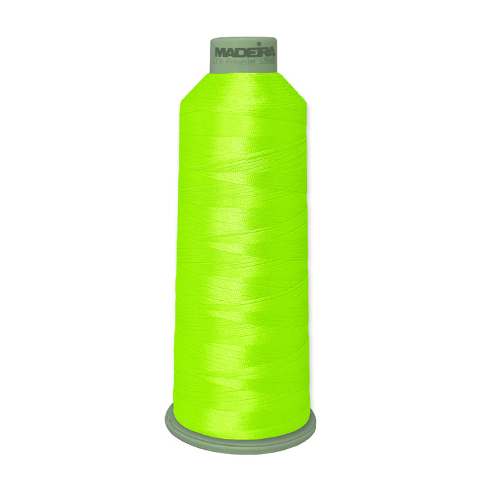Madeira Polyneon Green #40, Embroidery Thread 5,500 yds - Color 1599