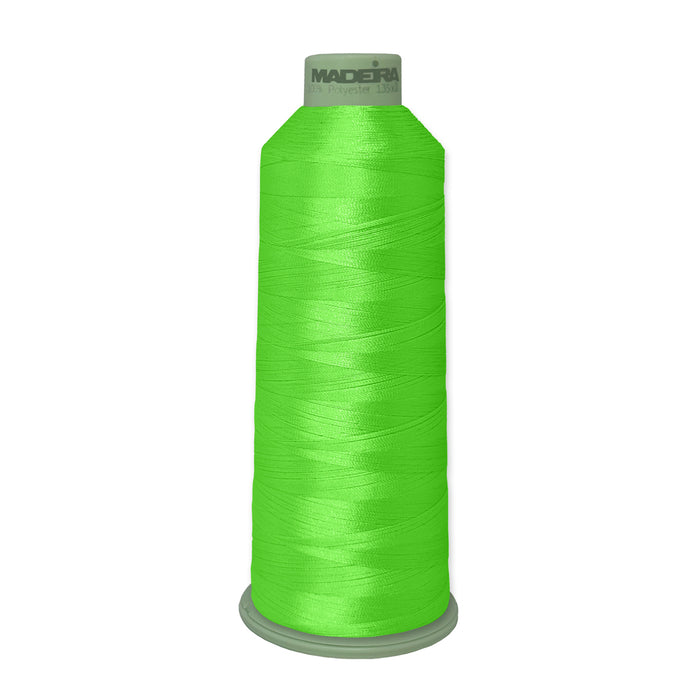 Madeira Polyneon Green #40, Embroidery Thread 5,500 yds - Color 1850