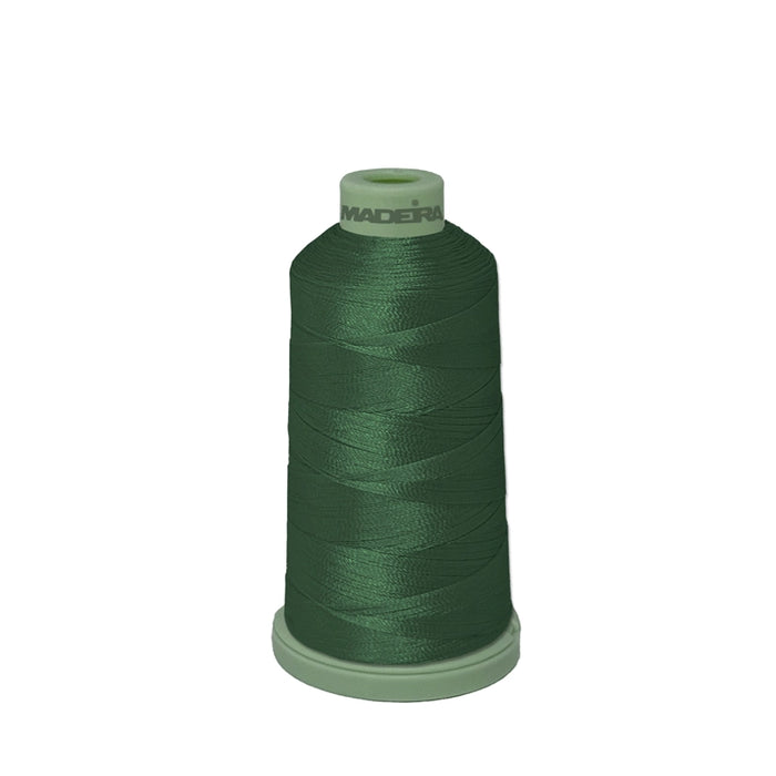 Madeira Polyneon Green #40, Embroidery Thread 1,100 yds - Color 1970