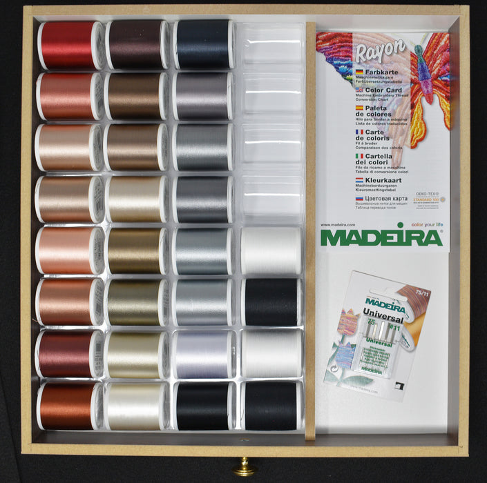 Madeira Rayon 40 Thread | Treasure Chests | 120 x 1100 Yard | 8120