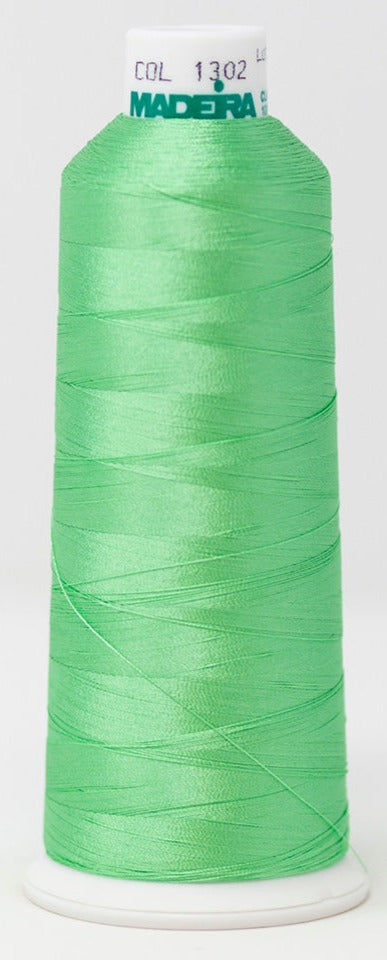 Madeira Thread Collection Madeira Embroidery Thread - Rayon #40 Cones 5,500 yds - Color 1302 ...