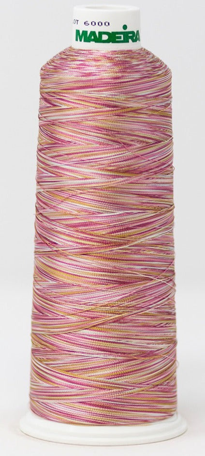 Madeira Rayon #40 | Machine Embroidery Thread | 5,500 Yards | Variegated | 910-2004