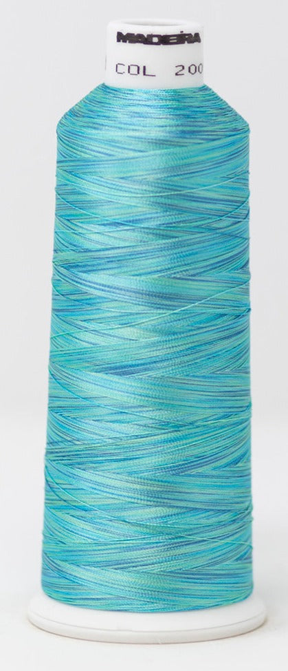 Madeira Rayon #40 | Machine Embroidery Thread | 5,500 Yards | Variegated | 910-2009