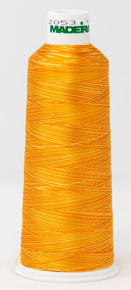 Madeira Rayon #40 | Machine Embroidery Thread | 5,500 Yards | Variegated | 910-2053